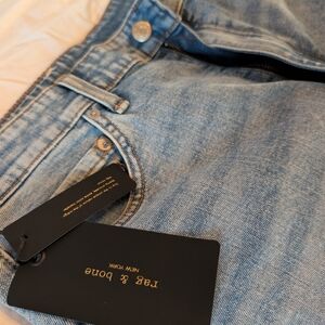 Rag & Bone High Rise Light Blue Jeans